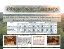 Tablet Screenshot of browncountygetaways.com